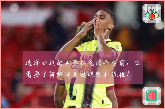 选择合适的世界杯竞猜平台前，你需要了解哪些关键规则和流程？